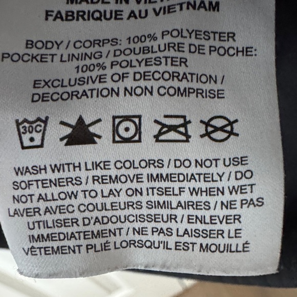 Nike Black and Gray Pullover Hoodie, EUC❤️ - Picture 3 of 6